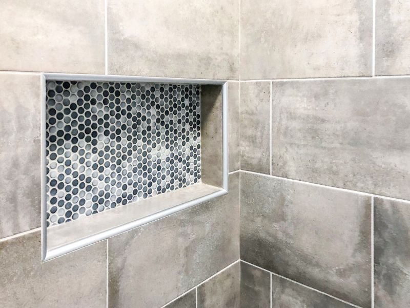 Minimalist Shower Niche
